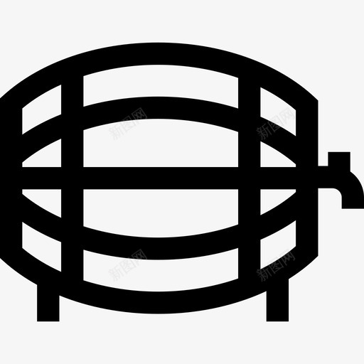 啤酒桶意大利6直式图标svg_新图网 https://ixintu.com 啤酒桶 意大利6 直式