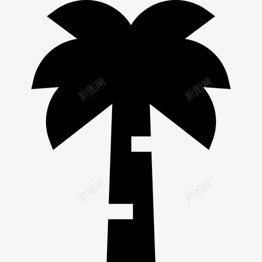 棕榈树夏威夷7填充图标svg_新图网 https://ixintu.com 填充 夏威夷7 棕榈树