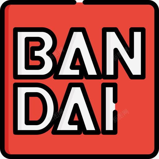 Bandai视频游戏徽标2线颜色图标svg_新图网 https://ixintu.com Bandai 线颜色 视频游戏徽标2