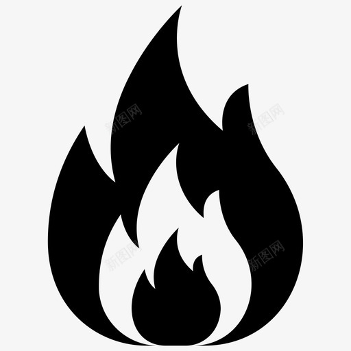 火焰燃烧灼热图标svg_新图网 https://ixintu.com 火焰 火焰雕文图标 灼热 燃烧
