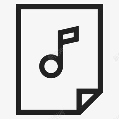 音乐文件音频文件mp3图标图标