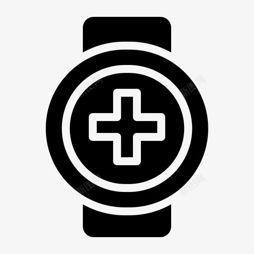 手表智能手表医疗保健图标svg_新图网 https://ixintu.com 医疗保健 手表 智能手表