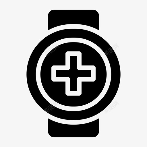 手表智能手表医疗保健图标svg_新图网 https://ixintu.com 医疗保健 手表 智能手表