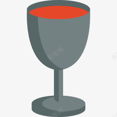 杯子万圣节44扁平图标图标