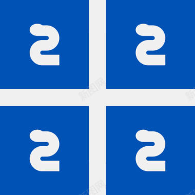 马提尼克方形乡村简单旗帜图标图标