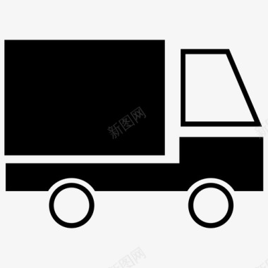 卡车送货免费送货图标图标