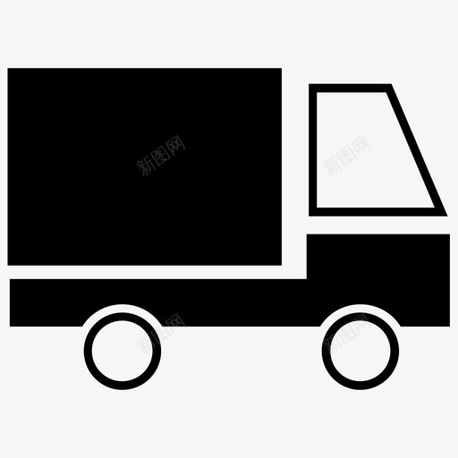 卡车送货免费送货图标svg_新图网 https://ixintu.com 免费送货 卡车 物流 运输 送货