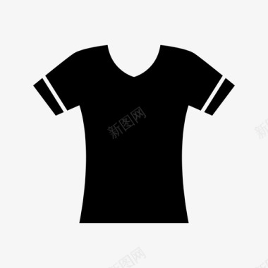 T恤服装时装图标图标