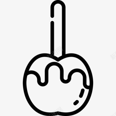苹果焦糖朱尼4直系派对图标图标