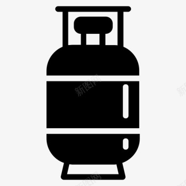 煤气瓶烹饪气体烹饪气体钢瓶图标图标