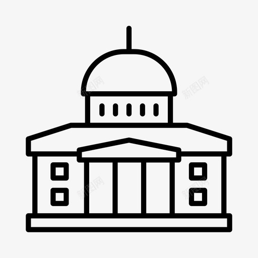 政府议会政治图标svg_新图网 https://ixintu.com 政府 政治 议会