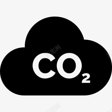 二氧化碳气候变化3已填充图标图标