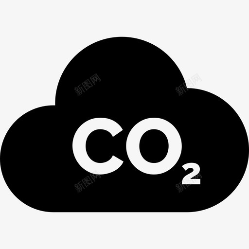 二氧化碳气候变化3已填充图标svg_新图网 https://ixintu.com 二氧化碳 已填充 气候变化3