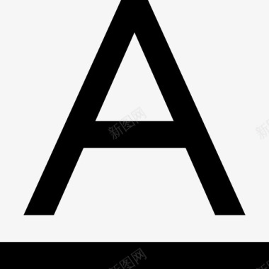 字母A智能手机基本配置2线性图标图标