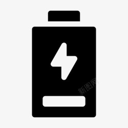 8月1日电池充电电池电量能源图标高清图片