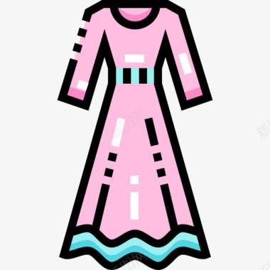 连衣裙秋装3线条色图标图标