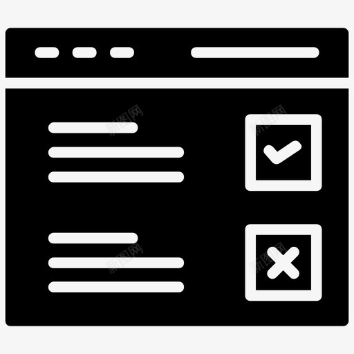 清单议程浏览器图标svg_新图网 https://ixintu.com 在线学习字形图标 浏览器 清单 计划 议程 项目计划