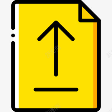上传文件文件和文件夹12黄色图标图标