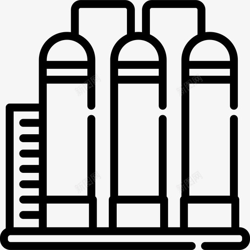储罐工业过程3线性图标svg_新图网 https://ixintu.com 储罐 工业过程3 线性