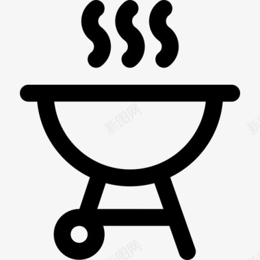 烧烤美国直系图标图标