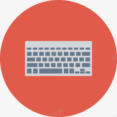 键盘网页开发ul平圆圆形图标图标