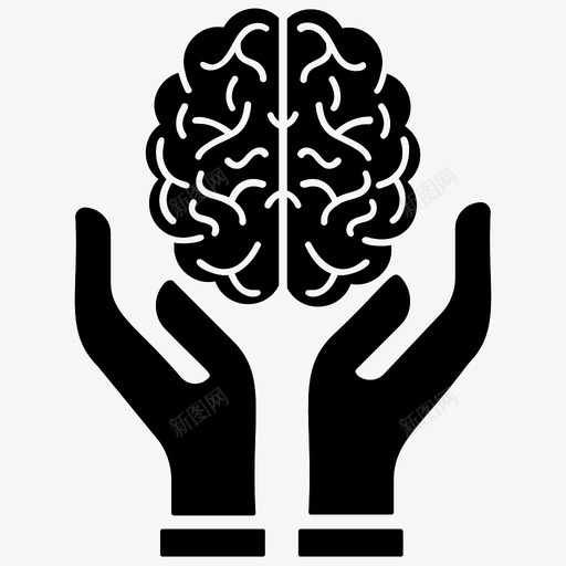 保护大脑心理护理心理健康图标svg_新图网 https://ixintu.com 保护大脑 大脑保护 大脑实体图标 大脑护理 心理健康 心理护理