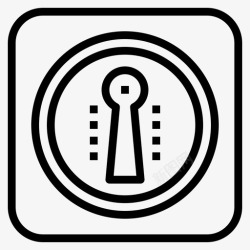 人社保险应用锁钥匙密码图标高清图片