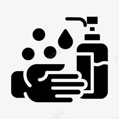 洗手护理清洁图标图标