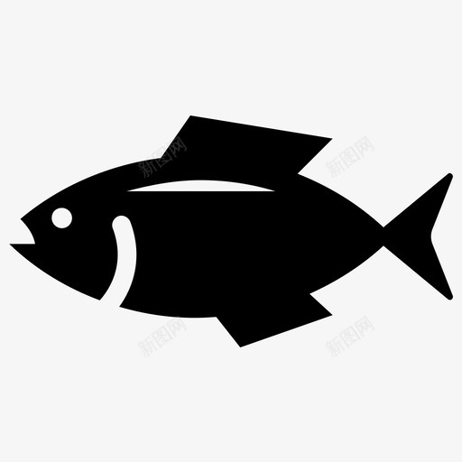 鲱鱼鱼鱼食图标svg_新图网 https://ixintu.com 海鲜 海鲜字形图标 钓鱼 鱼 鱼食 鲱鱼