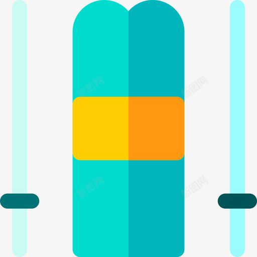 滑雪板冬季运动9平躺图标svg_新图网 https://ixintu.com 冬季运动9 平躺 滑雪板