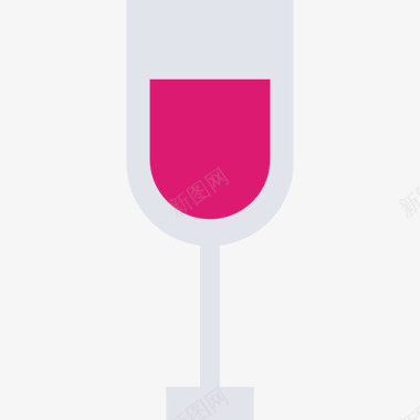 酒杯爱情与浪漫10平的图标图标