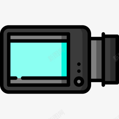 摄像机基本配置5线性颜色图标图标