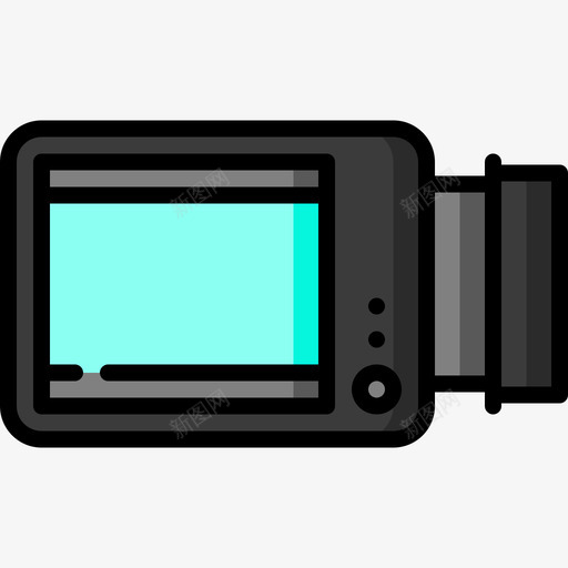 摄像机基本配置5线性颜色图标svg_新图网 https://ixintu.com 基本配置5 摄像机 线性颜色