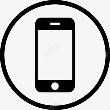手机认证-带圈图标