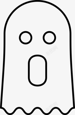 幽灵吓唬鬼布吃豆人图标高清图片