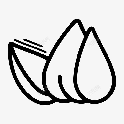 大蒜烹饪食品图标svg_新图网 https://ixintu.com 大蒜 烹饪 配料 食品 香料