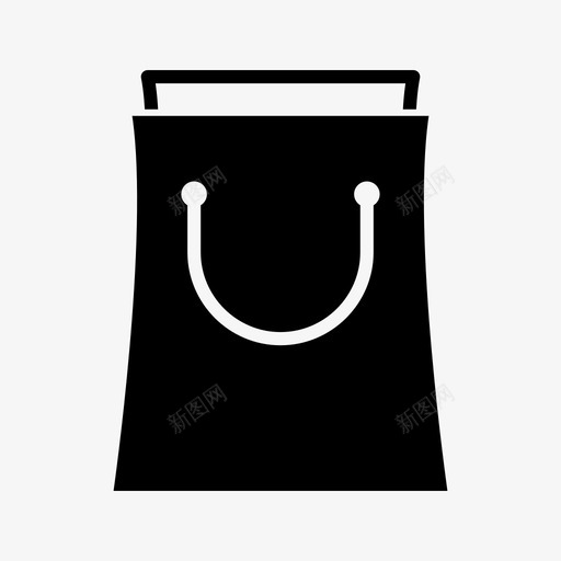 购物袋电子商务购物图标svg_新图网 https://ixintu.com 7购物 电子商务 购物 购物袋