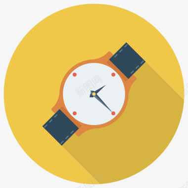 手表购物电子商务循环图标图标