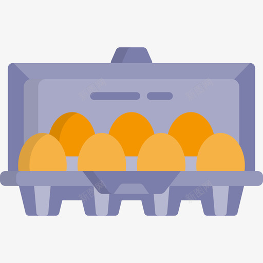 鸡蛋面包店17扁平图标svg_新图网 https://ixintu.com 扁平 面包店17 鸡蛋