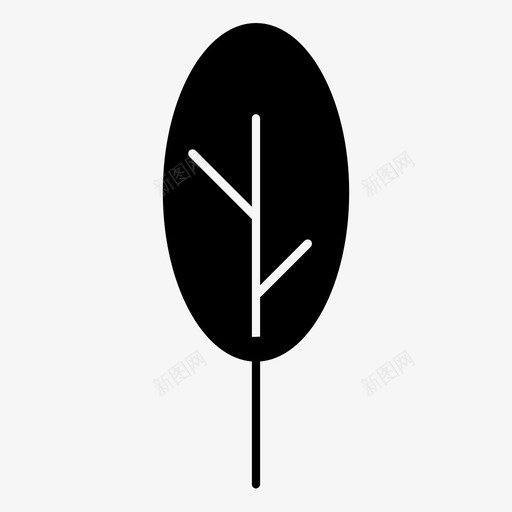树花森林图标svg_新图网 https://ixintu.com 树 森林 植物 花 花园 药草