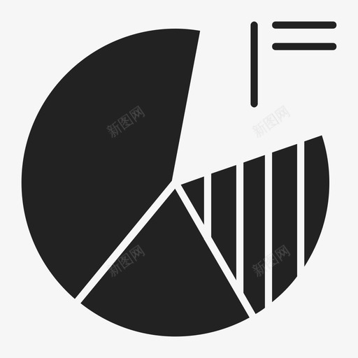 图形财务营销图标svg_新图网 https://ixintu.com 图形 统计 营销 财务 饼图