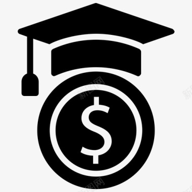 教育奖学金教育贷款赞助教育图标图标