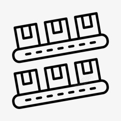 仓储供应链物流工业供应链图标高清图片