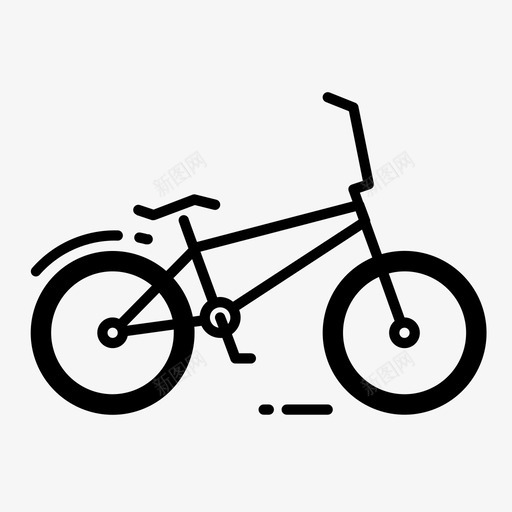 bmx自行车自行车运动图标svg_新图网 https://ixintu.com bmx自行车 自行车 运动