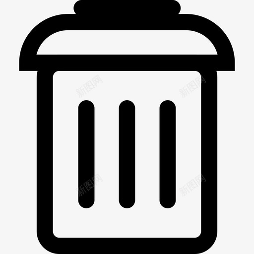 删除垃圾箱灰尘图标svg_新图网 https://ixintu.com 删除 垃圾 垃圾箱 基本图标 浪费 灰尘