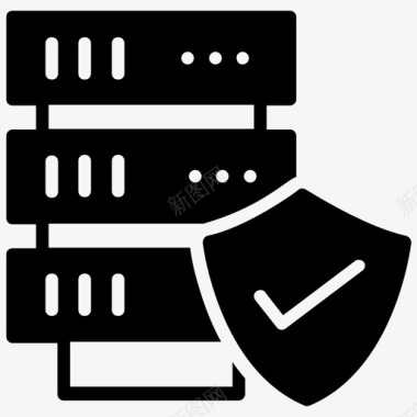 数据安全数据保护数据库安全图标图标