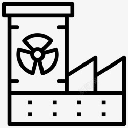 环保产业工厂环保公司环保工厂图标高清图片