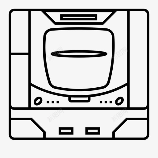 世嘉土星游戏机游戏图标svg_新图网 https://ixintu.com 世嘉土星 游戏 游戏机 游戏机概述 视频播放器