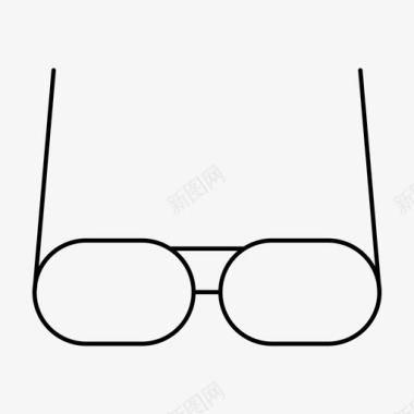 眼镜光学视觉图标图标