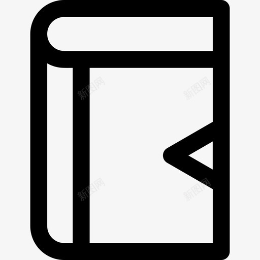 电话簿android应用程序9线性图标svg_新图网 https://ixintu.com android应用程序9 电话簿 线性